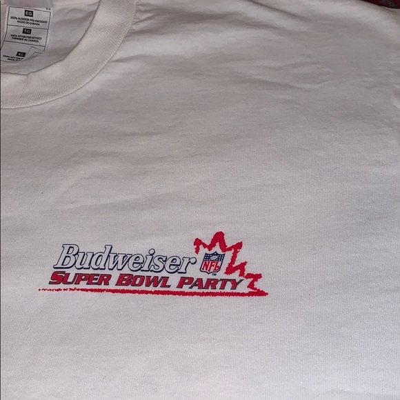 Vintage Budweiser super bowl tee shirt - Picture 5 of 6